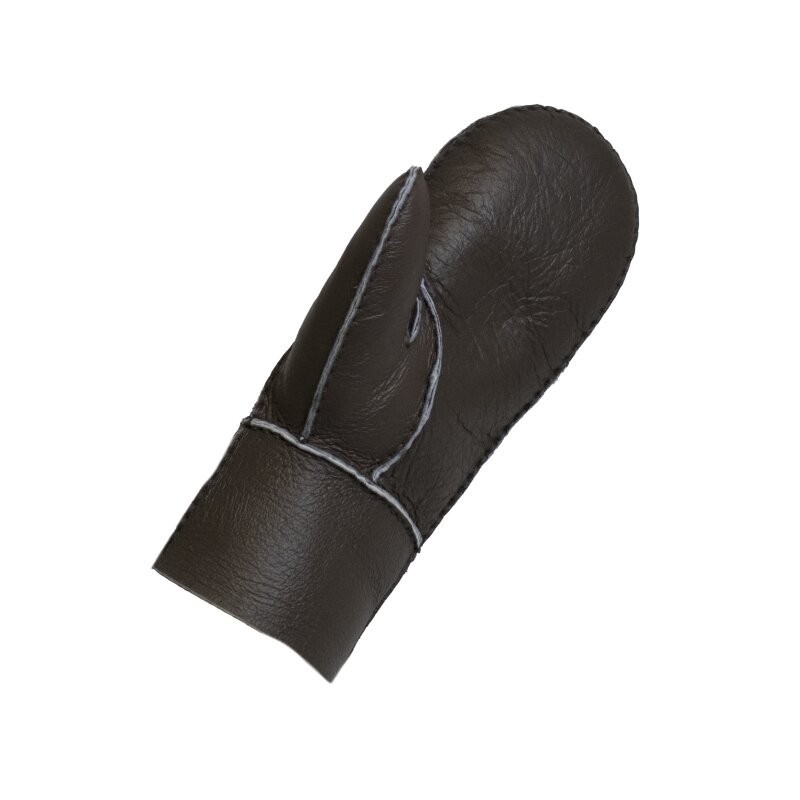 Engel Deluxe Nappa Merino Brown Mittens