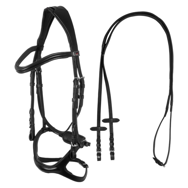 Supreme Anatomic Double Noseband Black