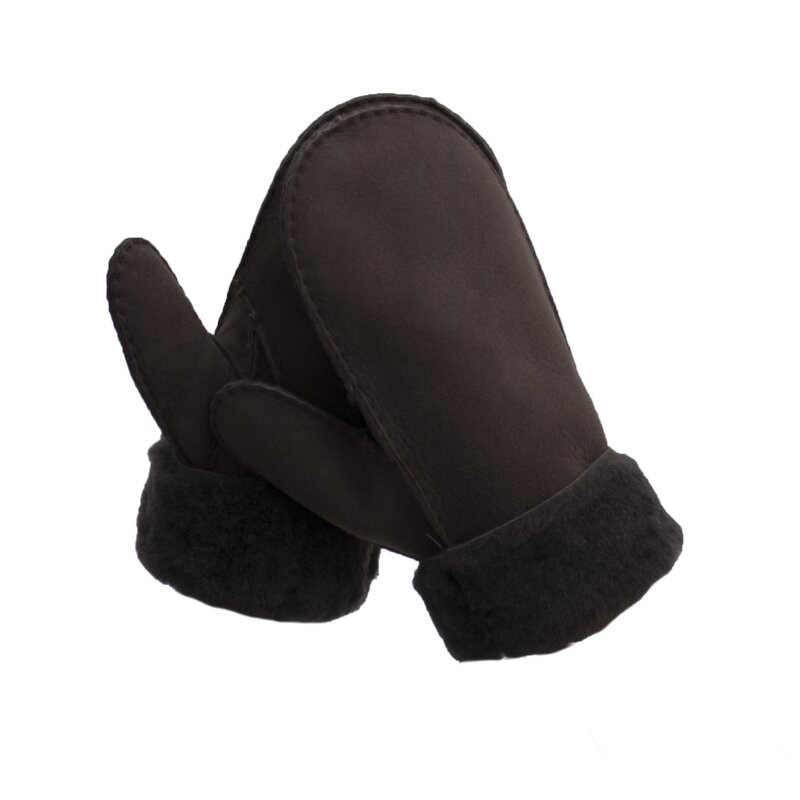 Engel Merino Mittens Brown