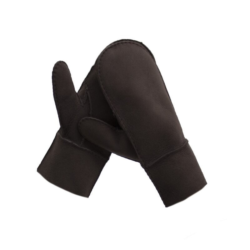 Engel Merino Mittens Brown