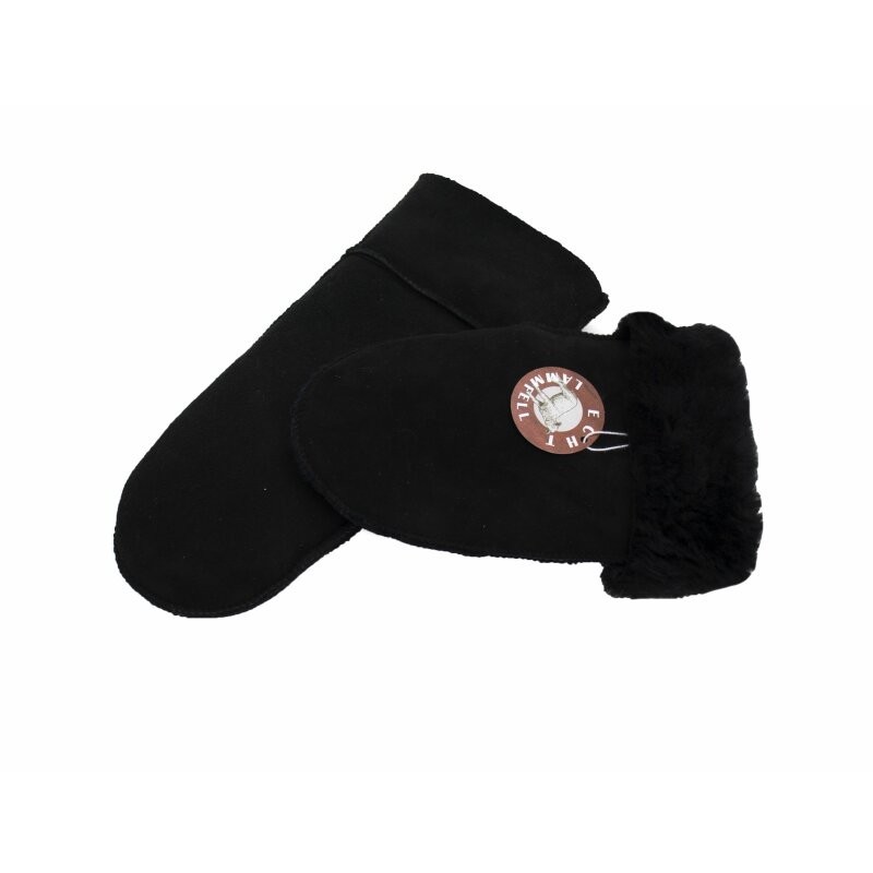 Engel Merino Mittens Black
