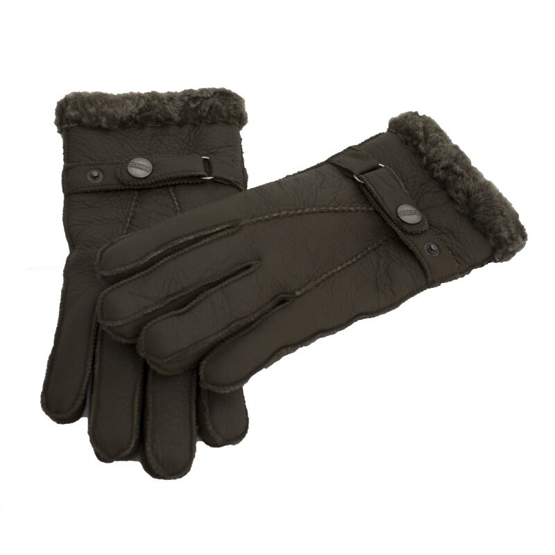 Engel Merino Leather ForestGreen Gloves