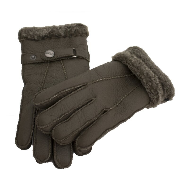 Engel Merino Leather ForestGreen Gloves